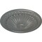 Ekena Millwork Alexa Ceiling Medallion (Fits Canopies up to 3"), Hand-Painted Silver, 15"OD x 1 3/4"P CM14AXSLS - alternate 4